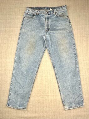 Vintage Levi's 90s Straight Leg Jeans Button Fly 918 Grunge Distressed 34x32 Men